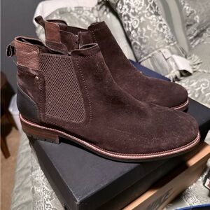 Dr Schols Men's Brown Suede Chelsea Boots size 11